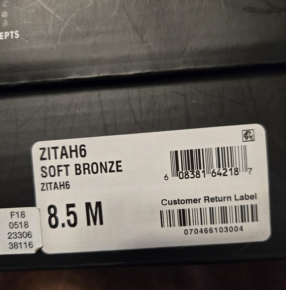 INC Zitah Bronze High Heels In 8.5M Excellent Shape - Picture 10 of 10